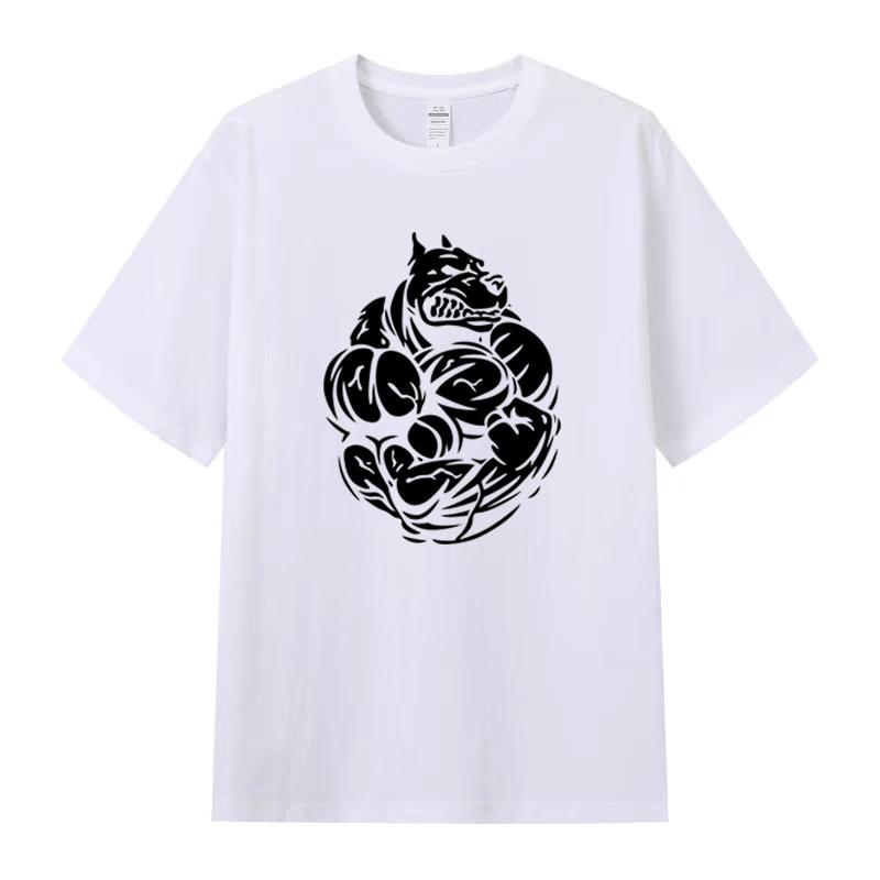 Nomi Zomer Heren T-shirt Hoge Kwaliteit Katoen Korte Mouwen Print T-shirt Dames T-shirt Mode Sport Shirt Casual Jogging Top 4XL hemelsblauwe kleur