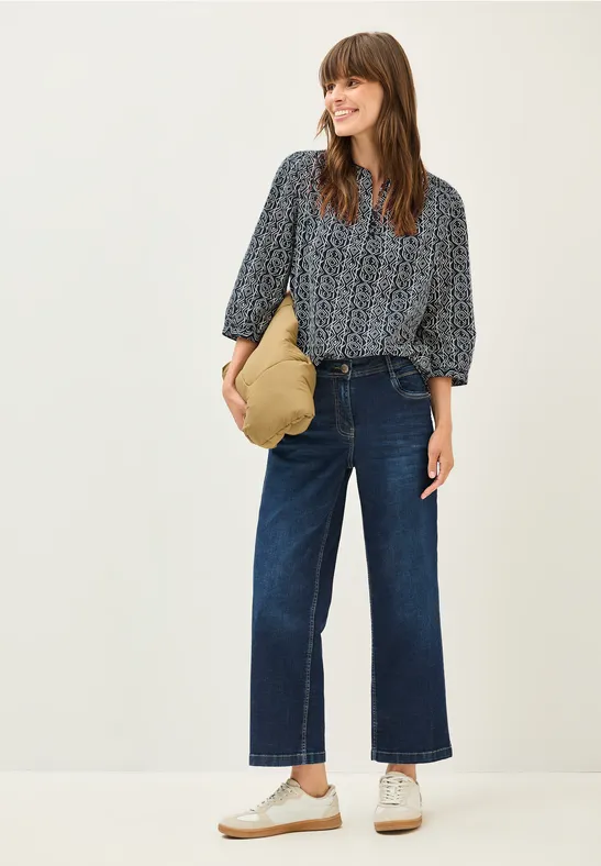Cecil Gedessineerde blouse met grafisch patroon