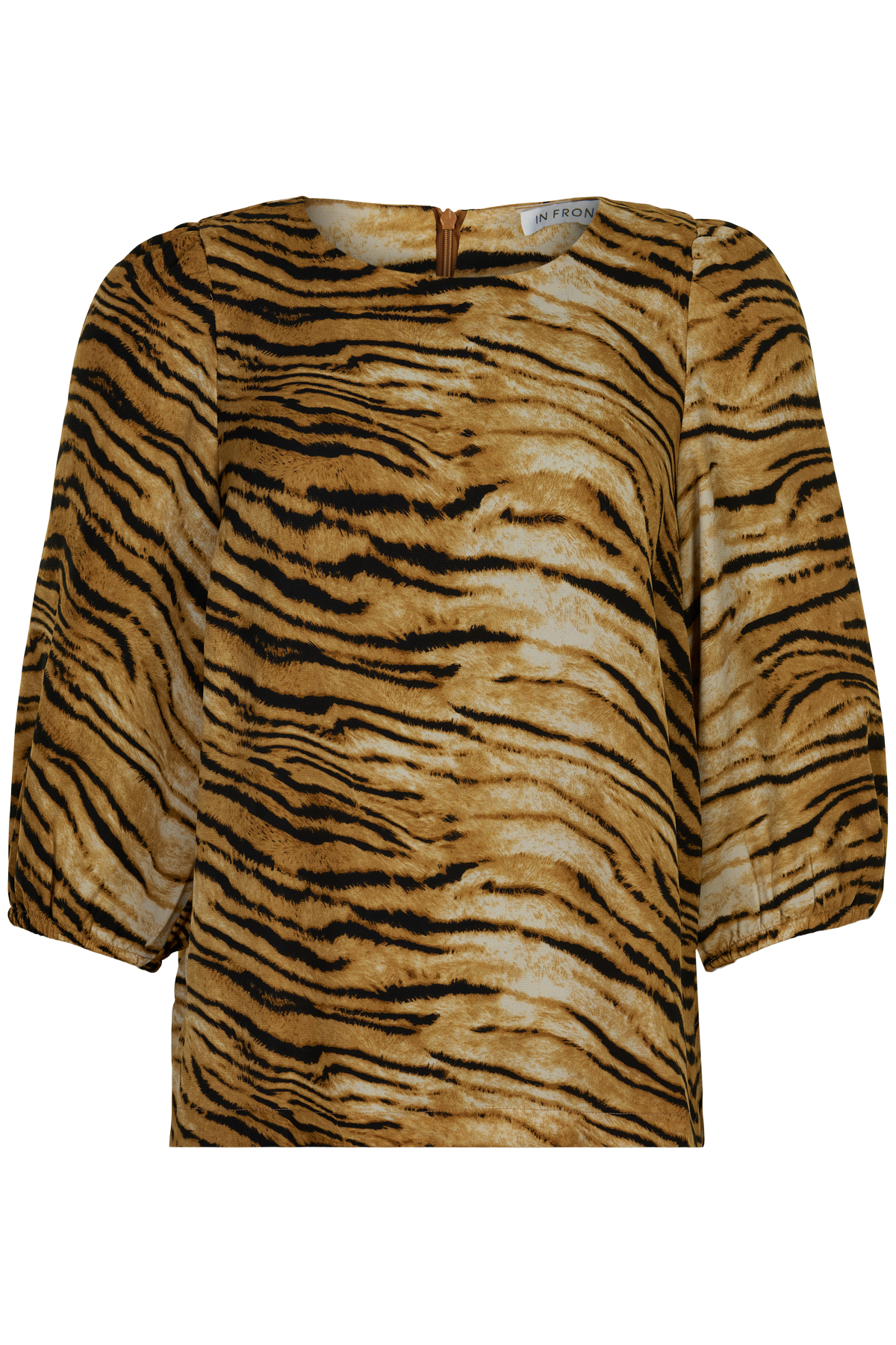IN FRONT ZARINA BLOUSE 14691 821 (Light Brown 821)