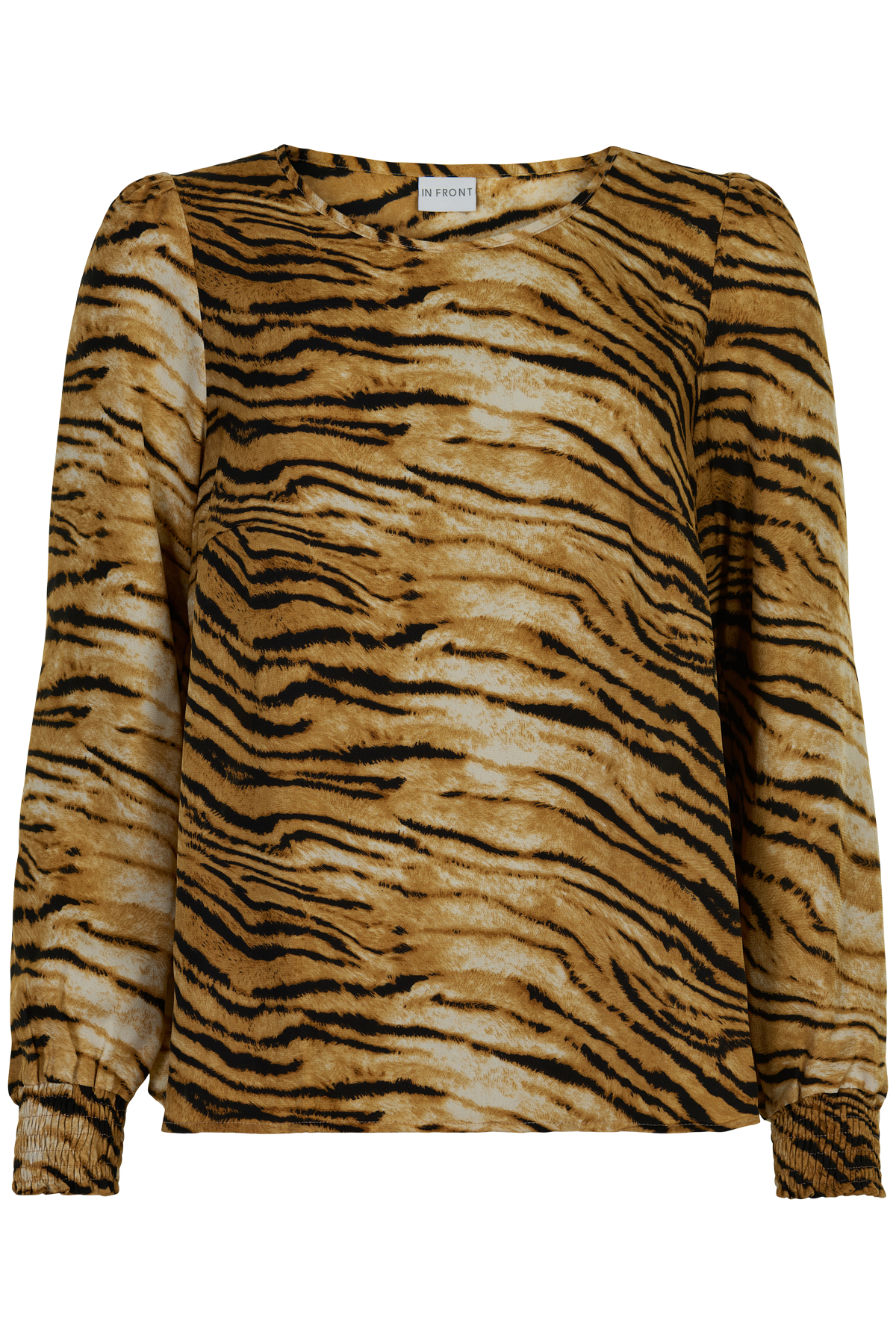 IN FRONT ZARINA BLOUSE 14692 821 (Light Brown 821)