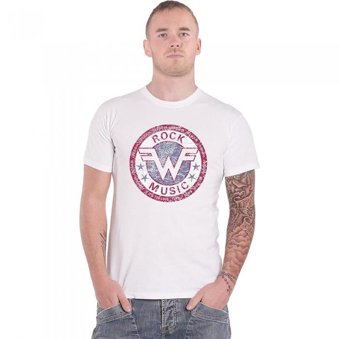 Pertemba FR - Apparel Weezer Unisex volwassen rockmuziek katoenen T-shirt XL wit