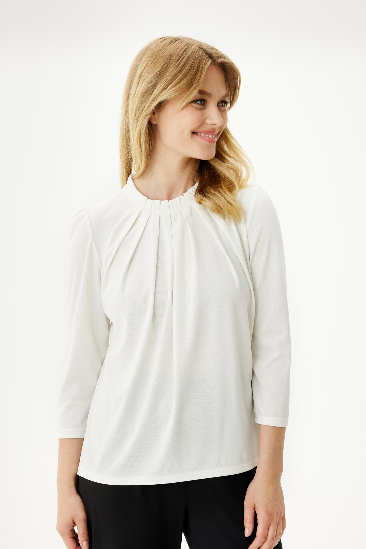 IN FRONT GRAZIA BLOUSE 15530 020 (Off White 020)