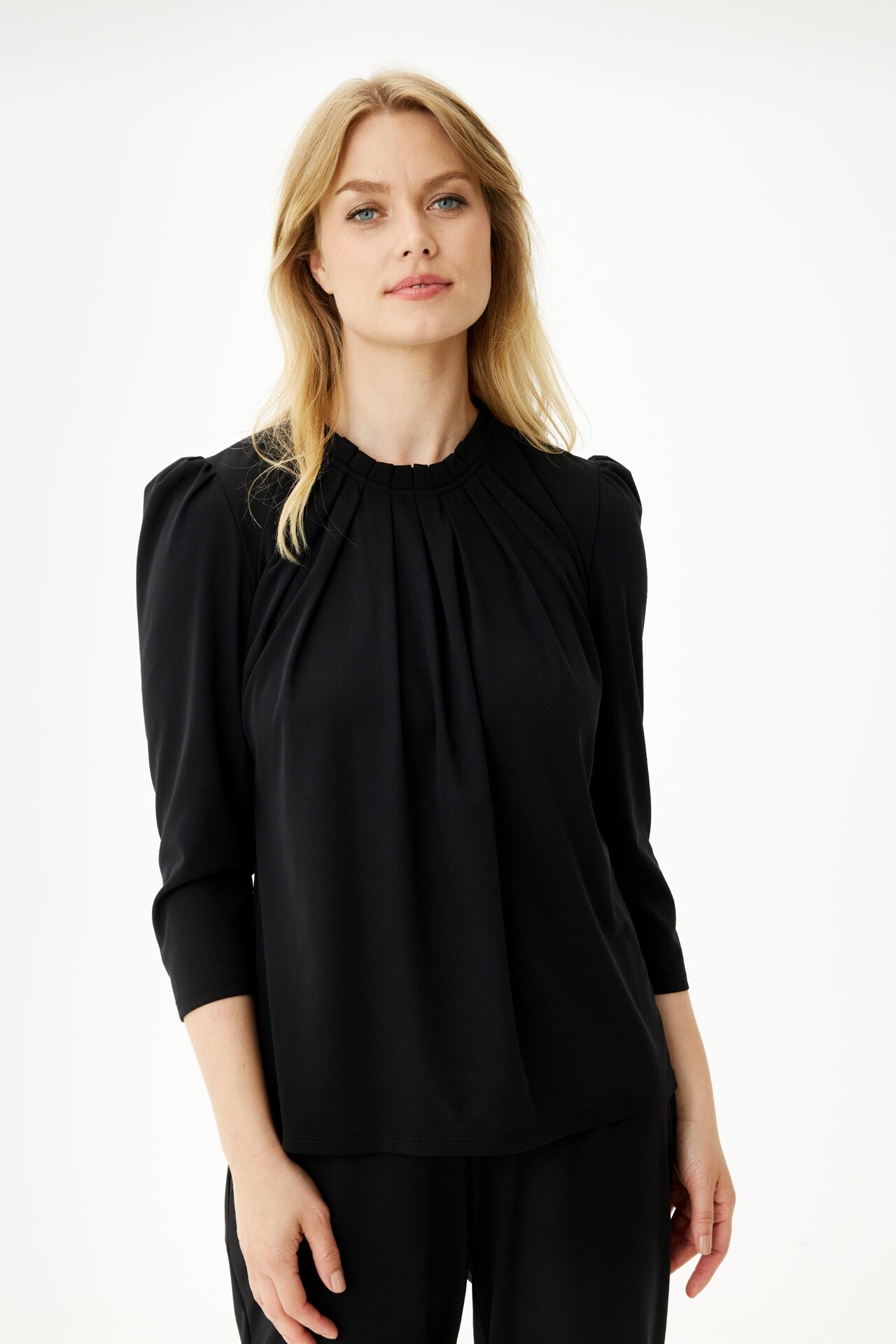 IN FRONT GRAZIA BLOUSE 15530 999 (Black 999)