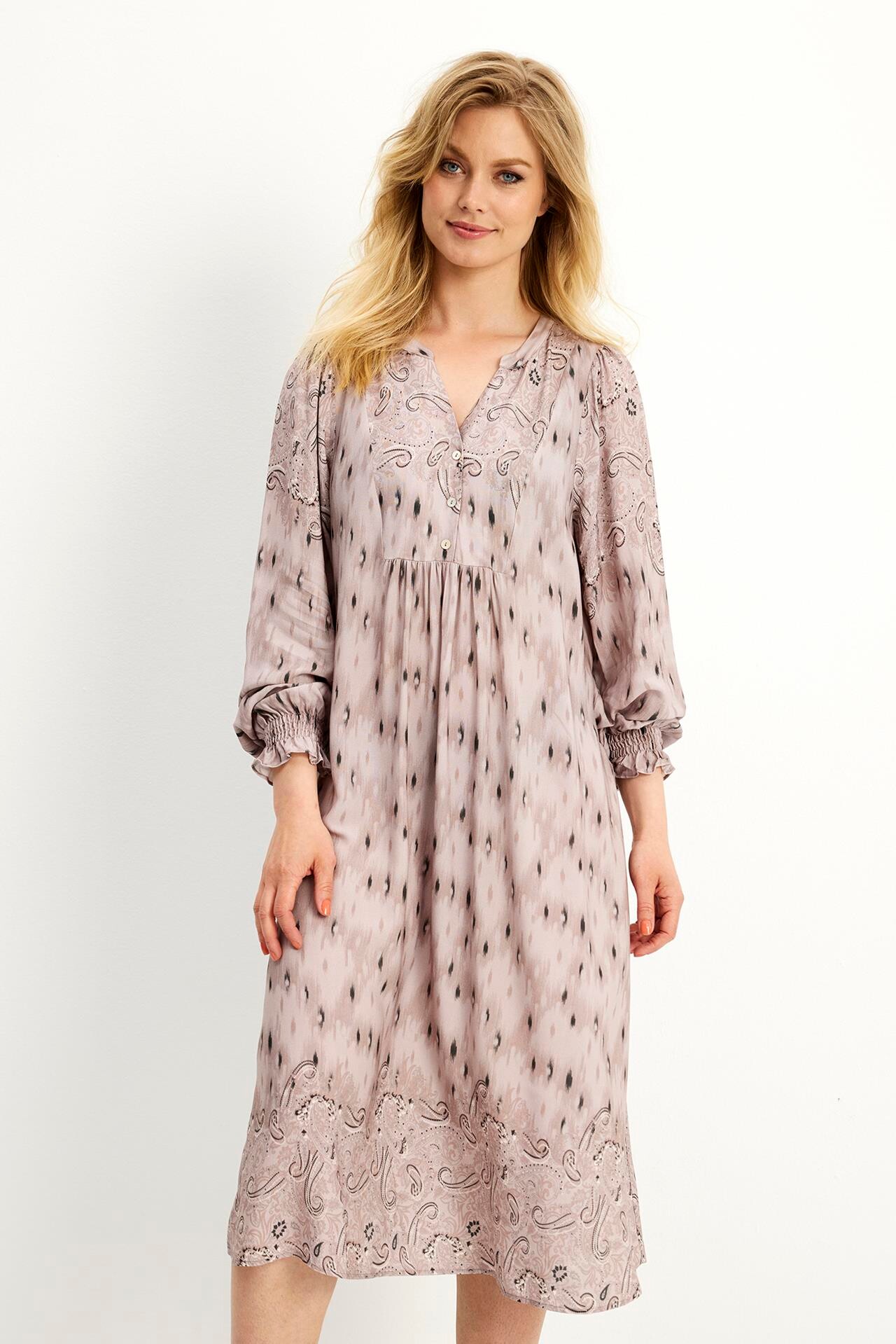 IN FRONT VANESSA DRESS 15796 215 (Rose 215)