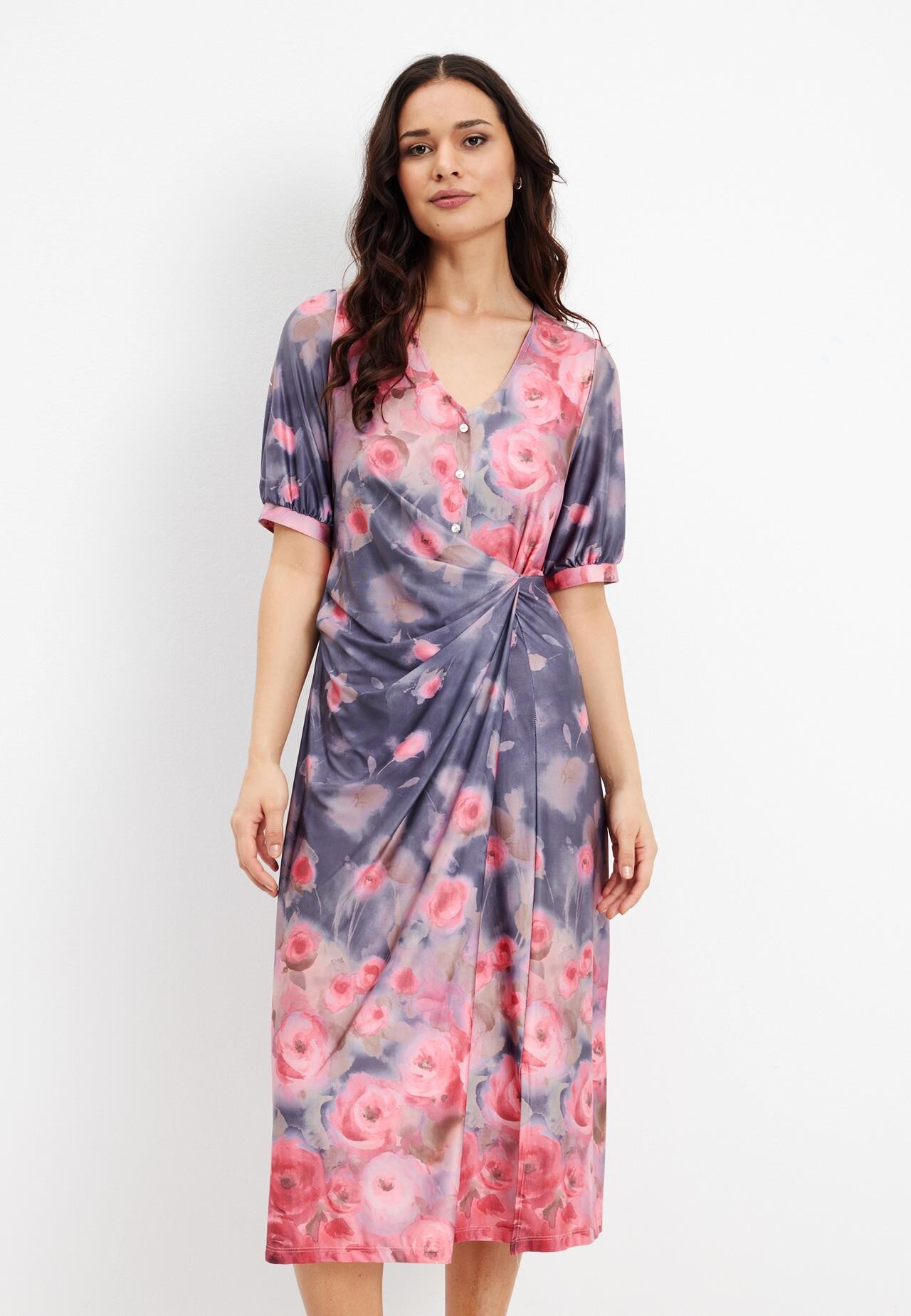 IN FRONT DYANNA DRESS 15646 215 (Rose 215)