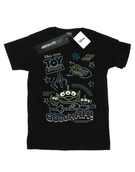 Disney Heren Toy Story Neon Kleine Groene Heren T-shirt L