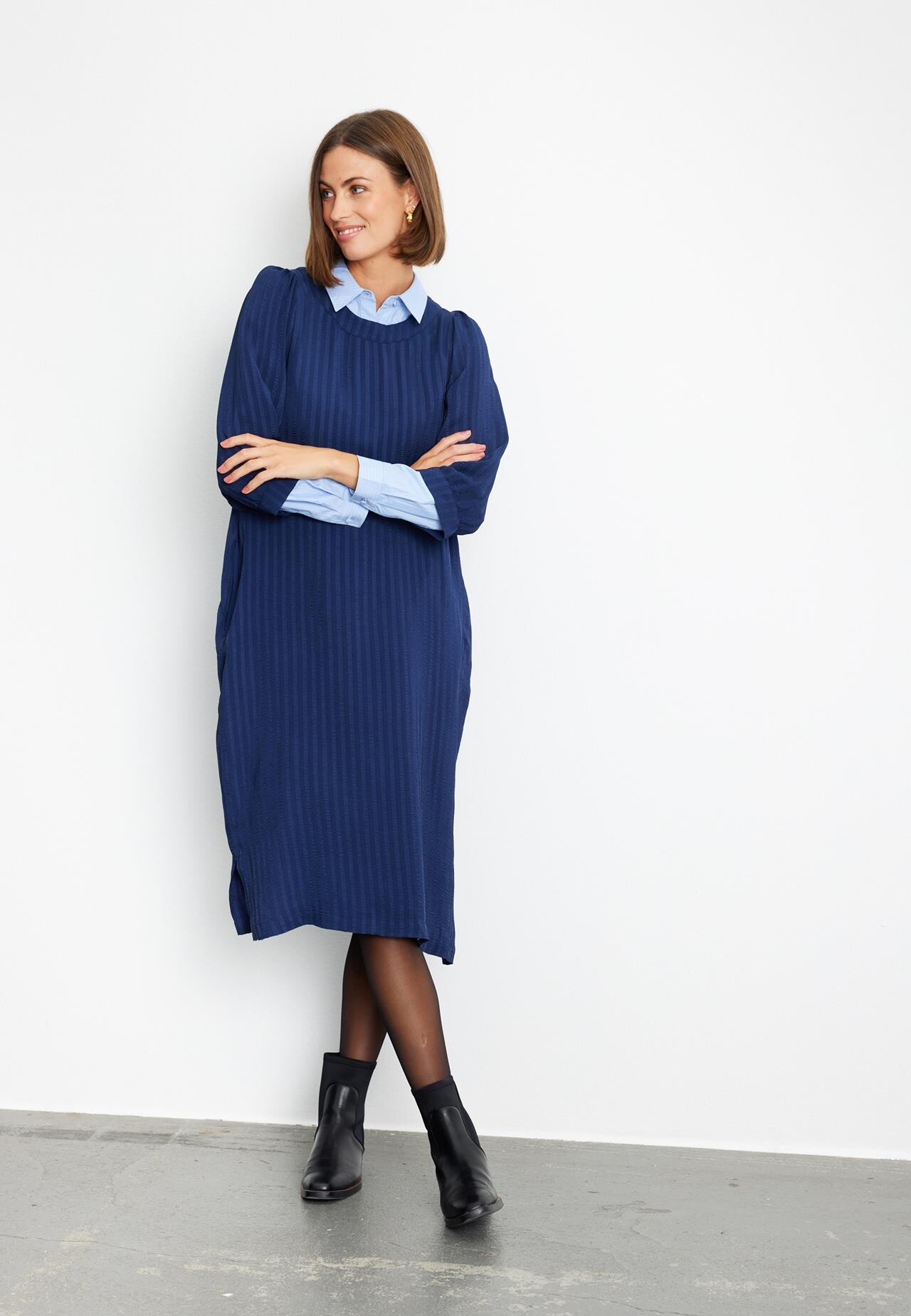 IN FRONT PAULINA DRESS 15314 501 (Blue 501)