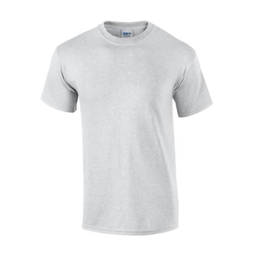 Gildan heren katoenen T-shirt XXL asgrijze kleur