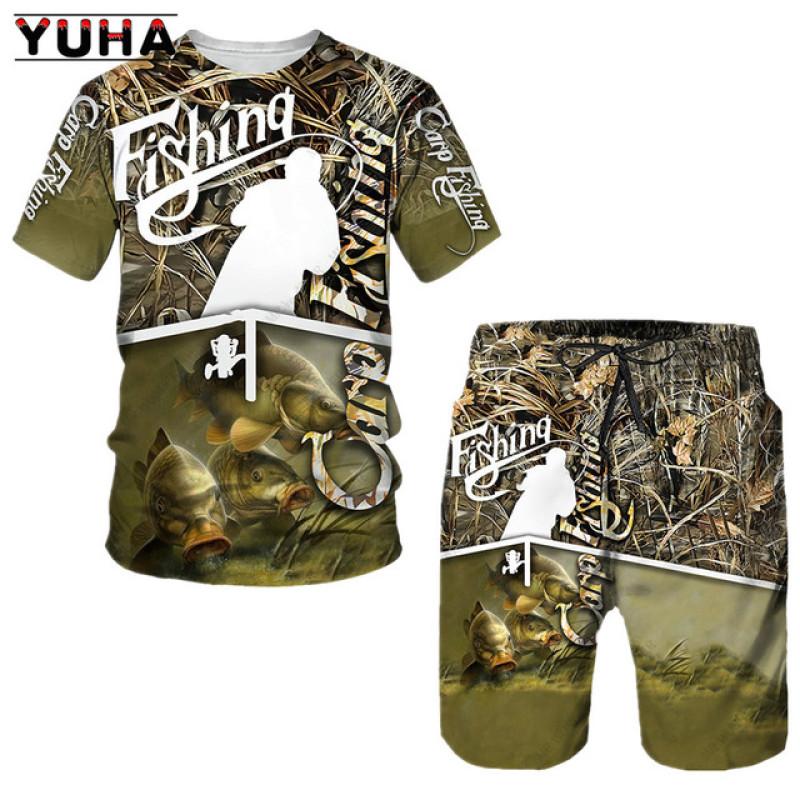 ETST 07 Vis Heren Zomershorts Jacht Kamperen Herenkleding 3D-print Sport Bestsellers Producten Trainingspakken Sportkleding XL