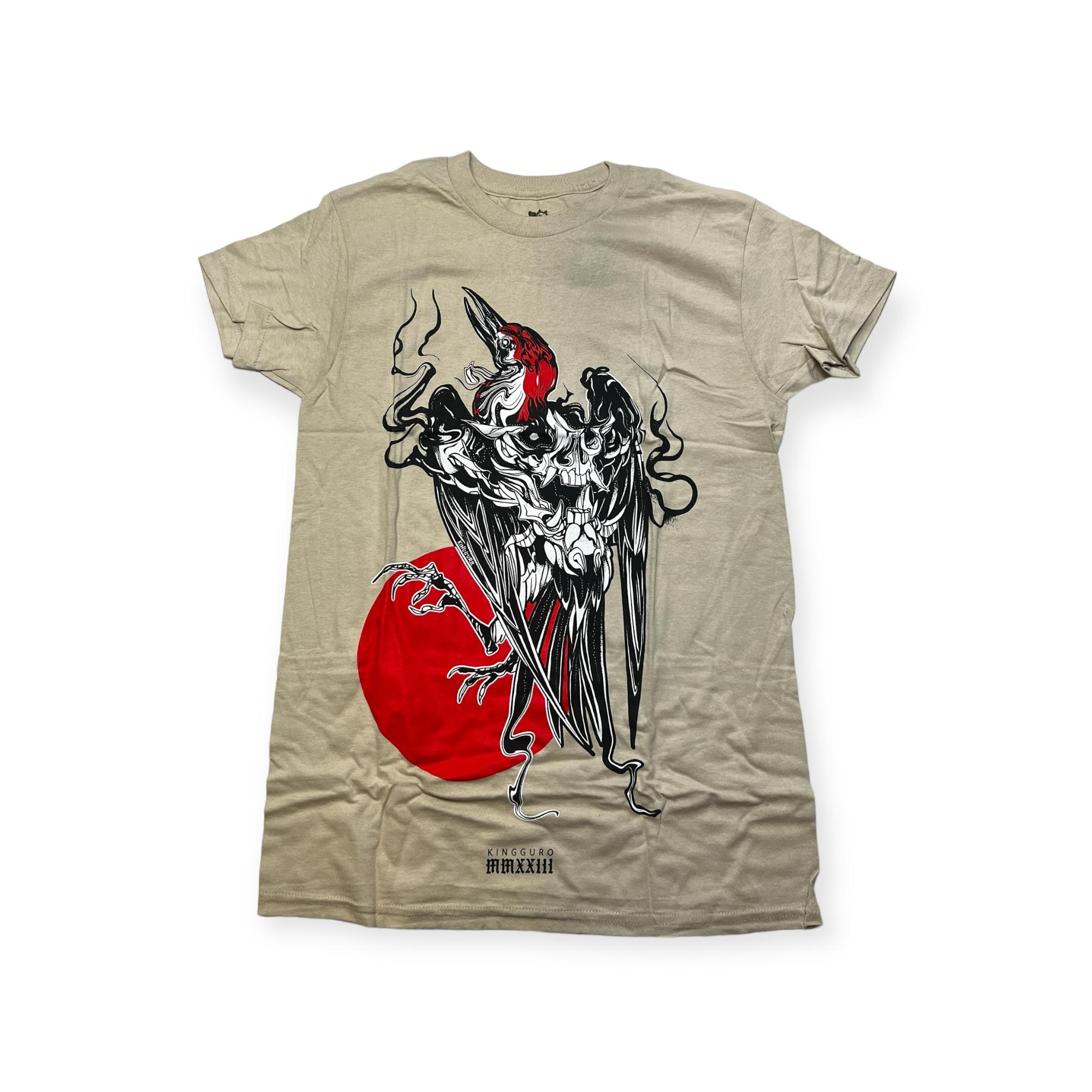 Outletup-clothes Koszulka T-shirt męski okrągły dekolt SPENCER'S nadruk M