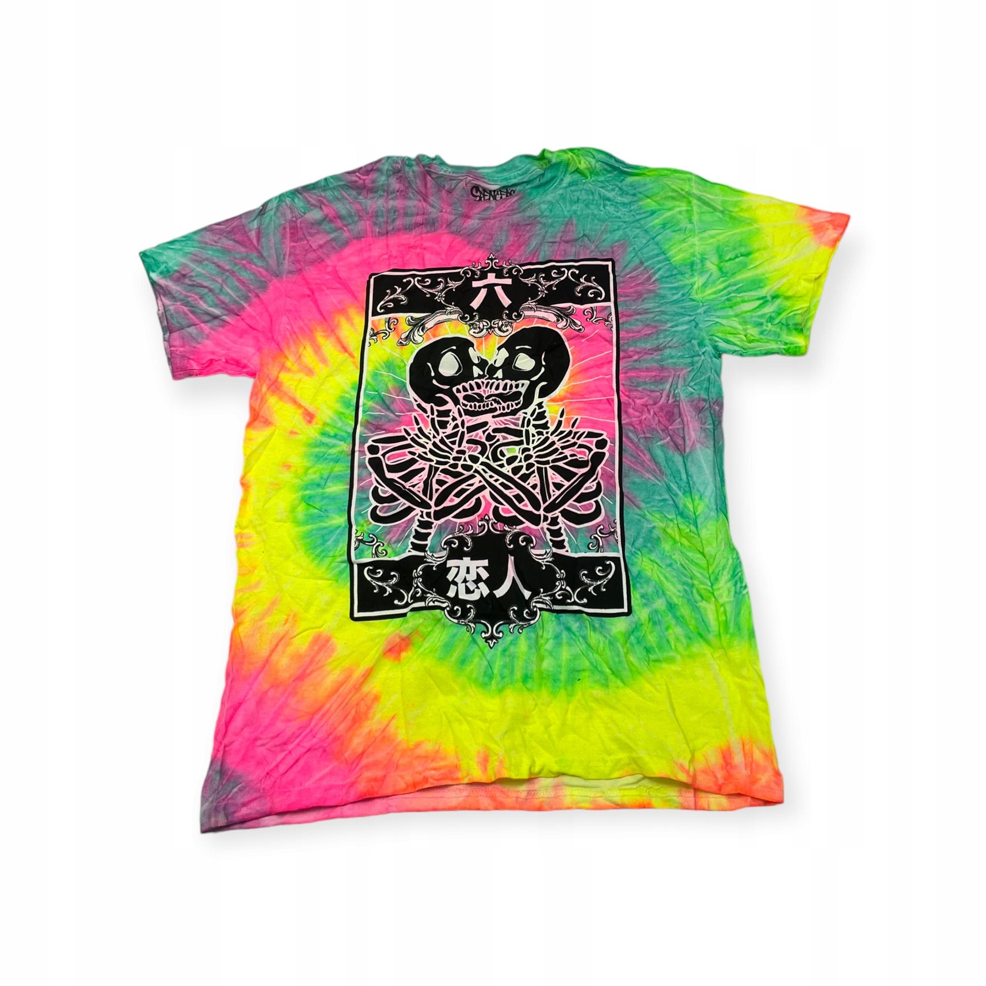 Outletup-clothes Koszulka T-shirt męski okrągły dekolt SPENCER'S NADRUK M