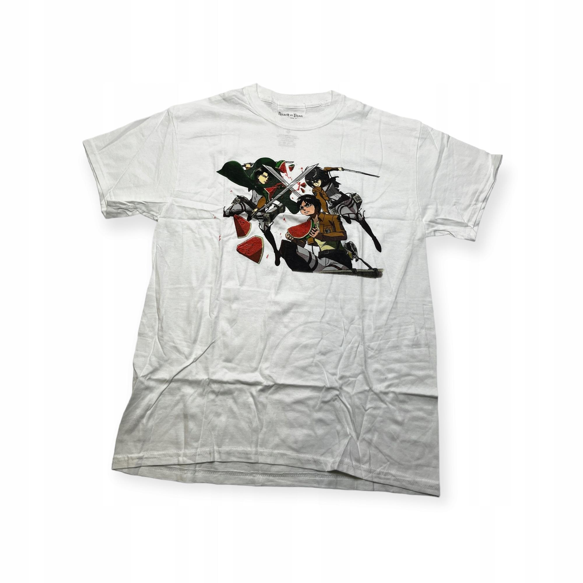 Outletup-clothes Koszulka T-shirt męski okrągły dekolt SPENCER'S nadruk M