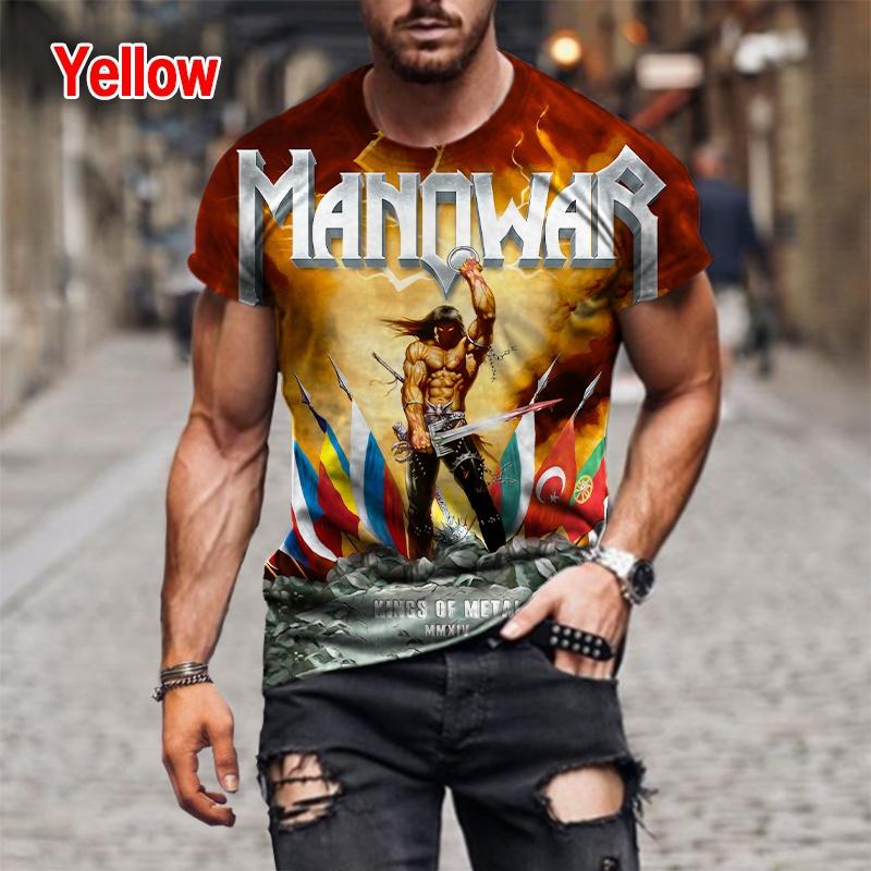 The second face a man Herenmode Hip Hop Punk 3D Geprint Casual Gepersonaliseerd Rock Cool T-shirt Heren- en Dames Kinderen Zomer T-shirt 4XL rood
