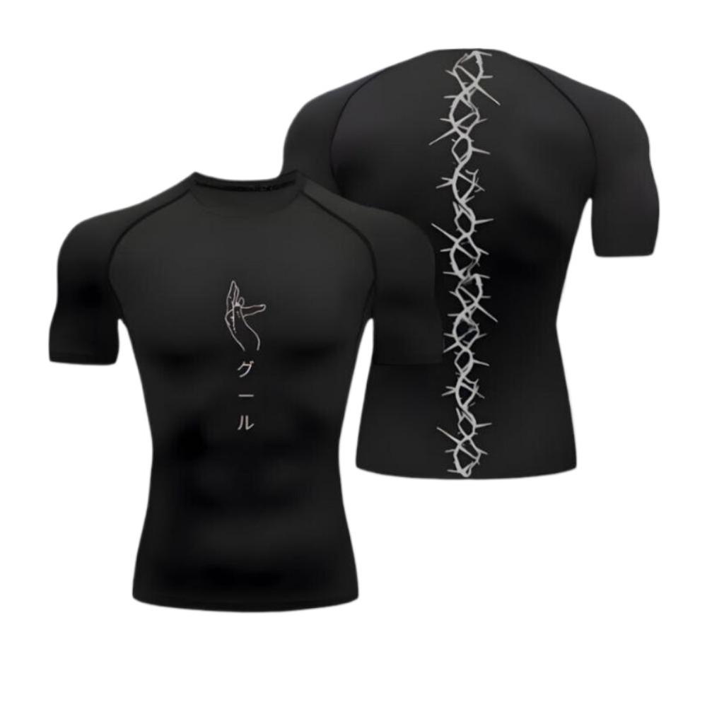 Xin nan zhuang Kaneki Compressieshirt | Ken Kaneki, Tokyo Ghoul, Anime, Gym, Sportkleding, Anime Shirt, Spier shirt, Compressies 3XL