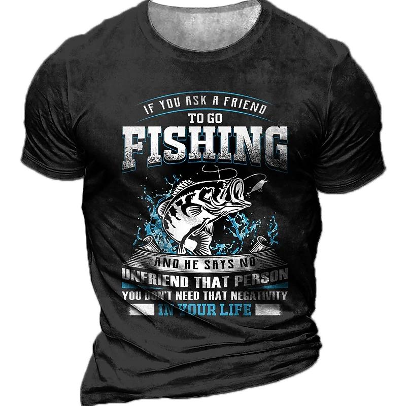 Nihao Zomer Nieuwste Outdoor Vissen Shirt 3d Gedrukt Vissen T-shirt Voor Mannen Korte Mouw Casual Vis Tops Tees XL