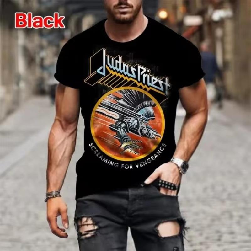 Forever Men Heren T-shirt Snel drogende tops Zomermode Straat Korte mouw T-shirts 3D grafische print T-shirts Oversized herenkleding L