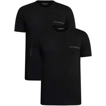 Emporio Armani T-shirt Korte Mouw  2-pack stretchkatoenen lounge-T-shirts