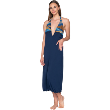 Luna Jurk  Zomerse lange jurk met blote rug Liberty Splendida