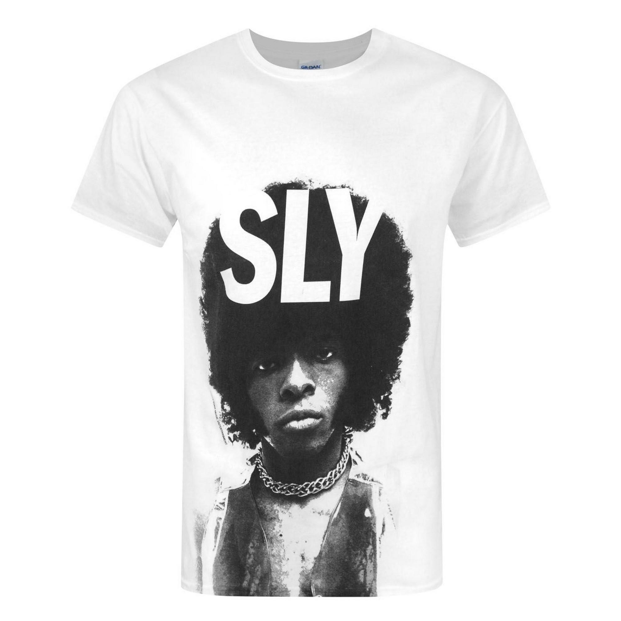 Pertemba FR - Apparel Sly Stone heren portret T-shirt S