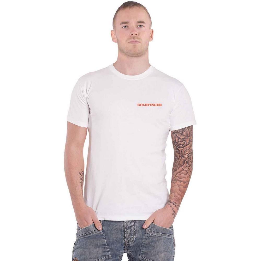 James Bond Unisex volwassen Goldfinger profiel T-shirt XXL