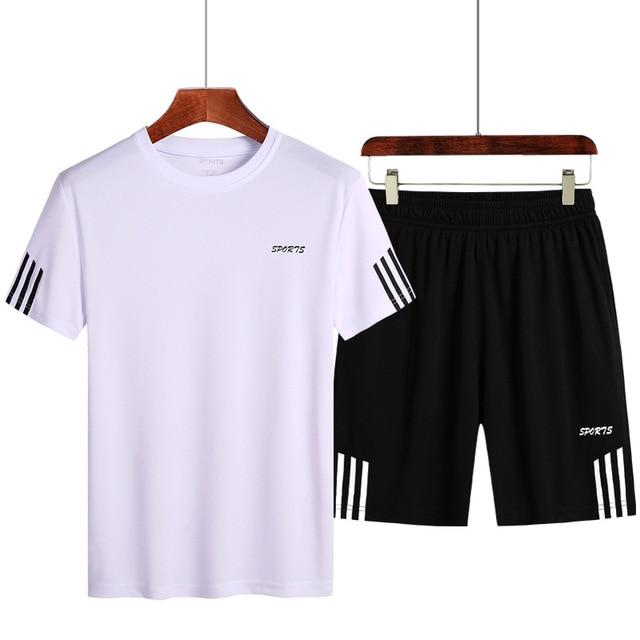Jianchi Mall GG Plus Size M ~ 6xl, 7xl, 8xl, 9xl Tops & Tees Shirts Casual T-shirt Mannen Sneldrogende T-shirt sportpak T-shirt Mannen Trainingspakken 6XL