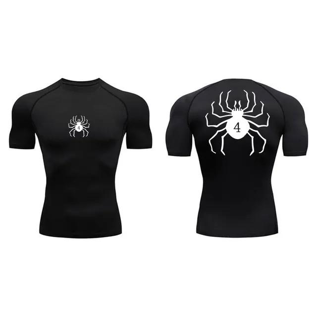 Boutique Clothing No.1 Anime Hunter X Hunter Compressie T-shirt Snel drogend Hardlopen Fitness Strakke sportkleding Zomer Ademende spin Korte mouw M