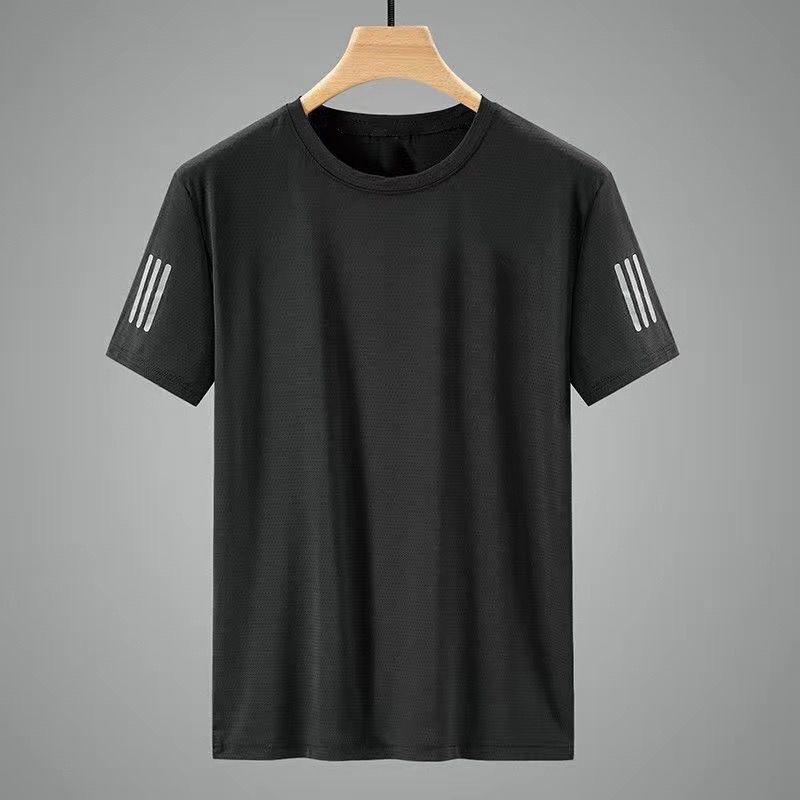 VantaGoods Snel drogend, slank en losvallend T-shirt met korte mouwen, ronde hals en mesh mouwen in een veelzijdige, sportieve stijl. M