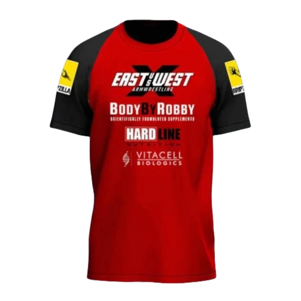 New trendy clothing East to West 15 Devin Lalat Arm Wrestling Jersey Team Fans Pols Training Fitness Uniform Wedstrijddag 3D Geprint Heren T-shirt L