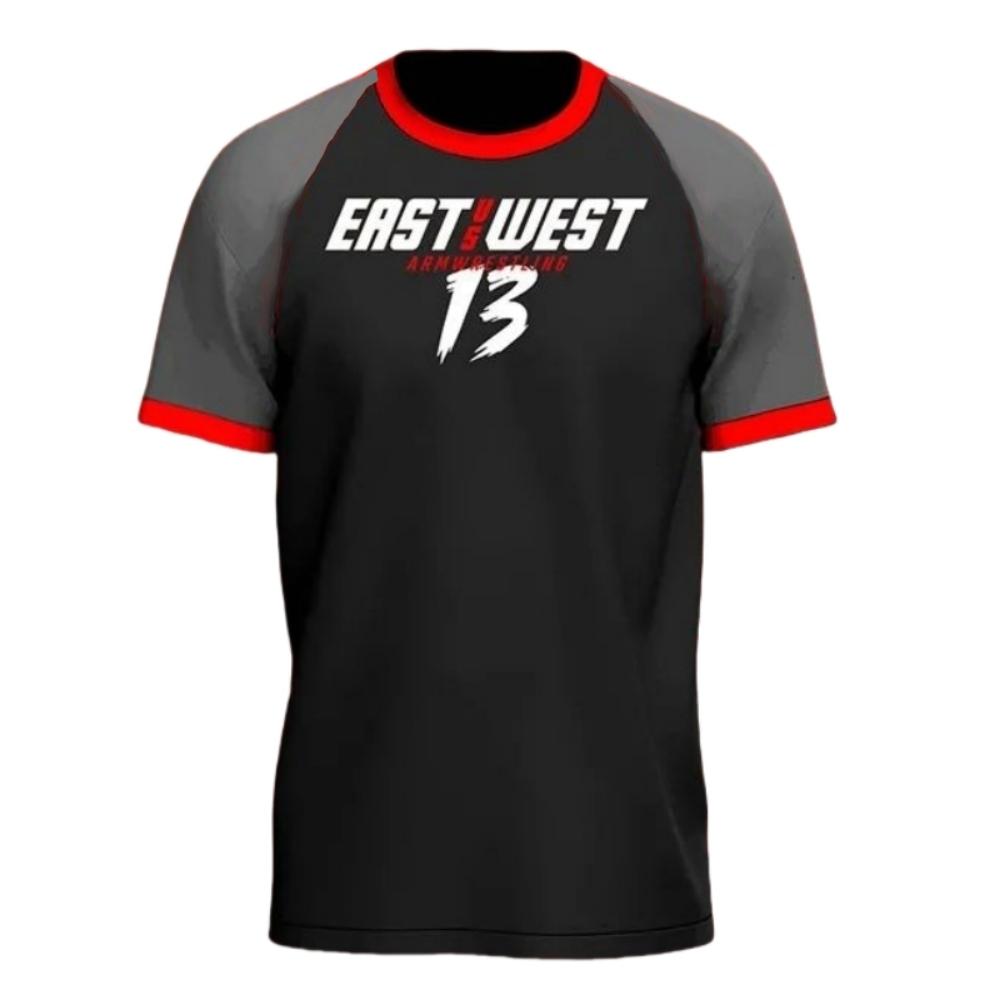 New trendy clothing East to West 15 Devin Lalat Arm Wrestling Jersey Team Fans Pols Training Fitness Uniform Wedstrijddag 3D Geprint Heren T-shirt M