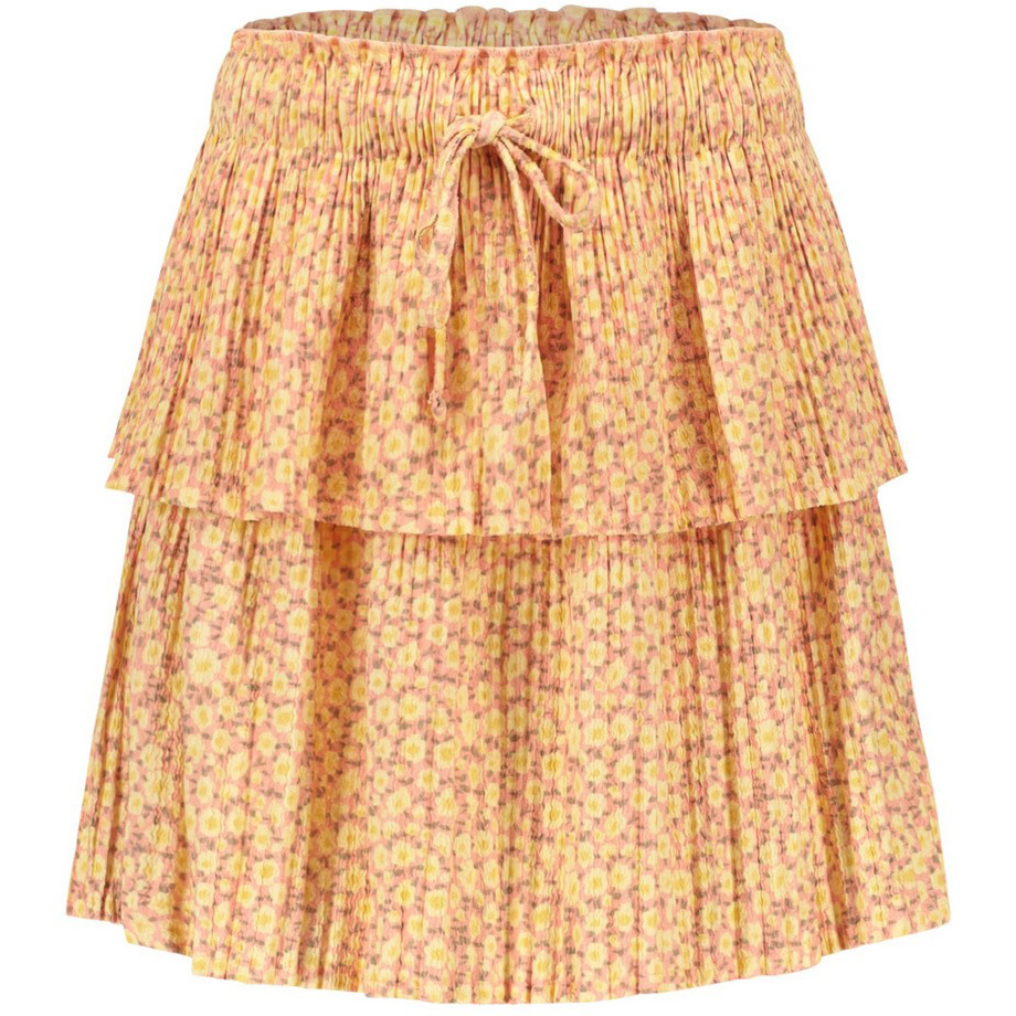 Like Flo-collectie Rokje crepe plisse (flower)