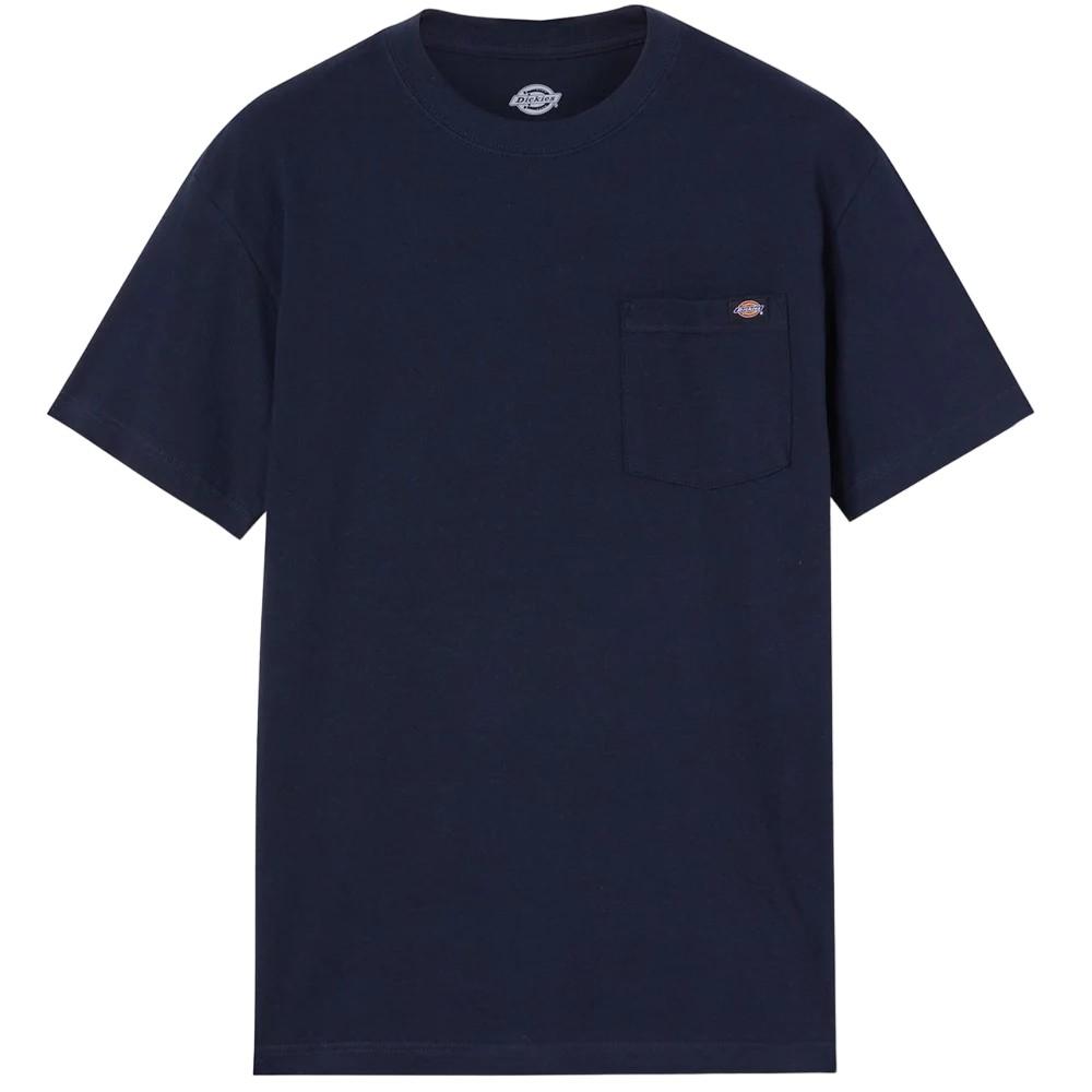 Dickies Heren Katoenen T-shirt met Korte Mouwen M marineblauwe kleur