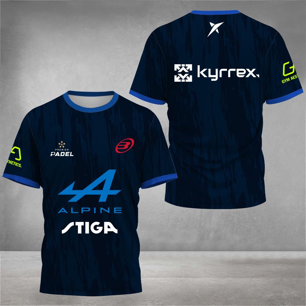 Etst 003 Mode Kleurrijke Bedrukte Tennis T-shirt Heren Zomer Heren Padel Kleding Hoge Kwaliteit Outdoor Badminton Hardlopen Sport T-shirts 3XL