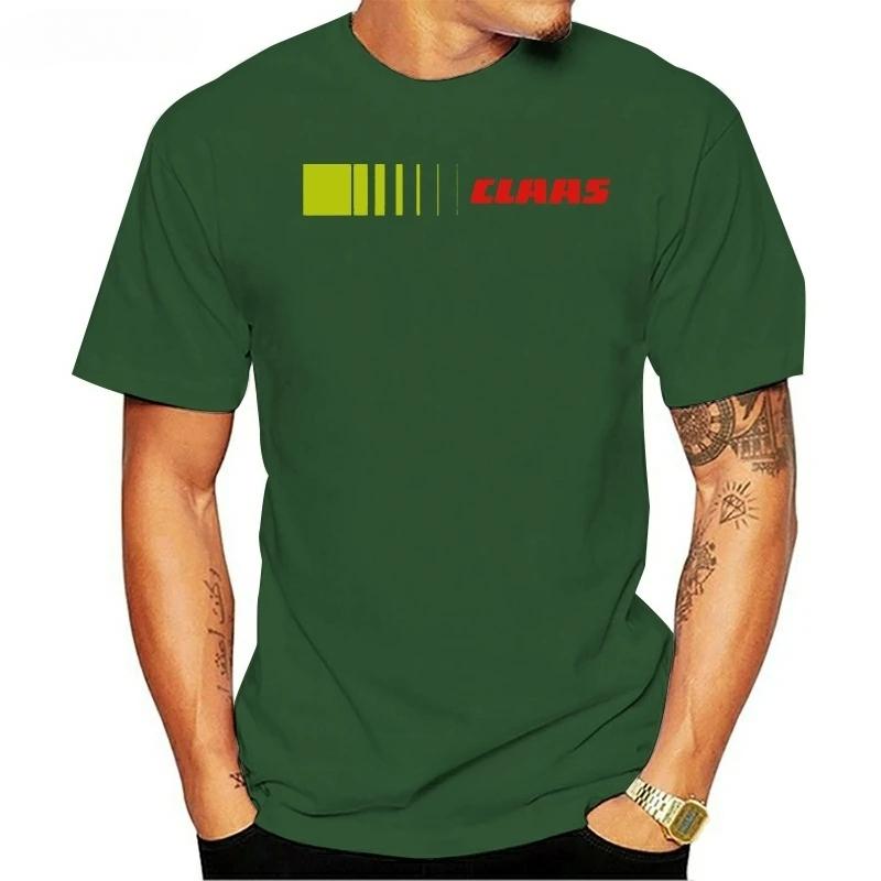 WowClassic Claas T-shirt VERSCHILLENDE MATEN & KLEUREN Tractor Landbouw Heren Merk T-shirt Heren Zomer Katoenen T-shirts Heren XXL