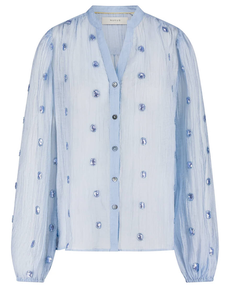 Nukus Blouse lange mouw nkf02059 rosan