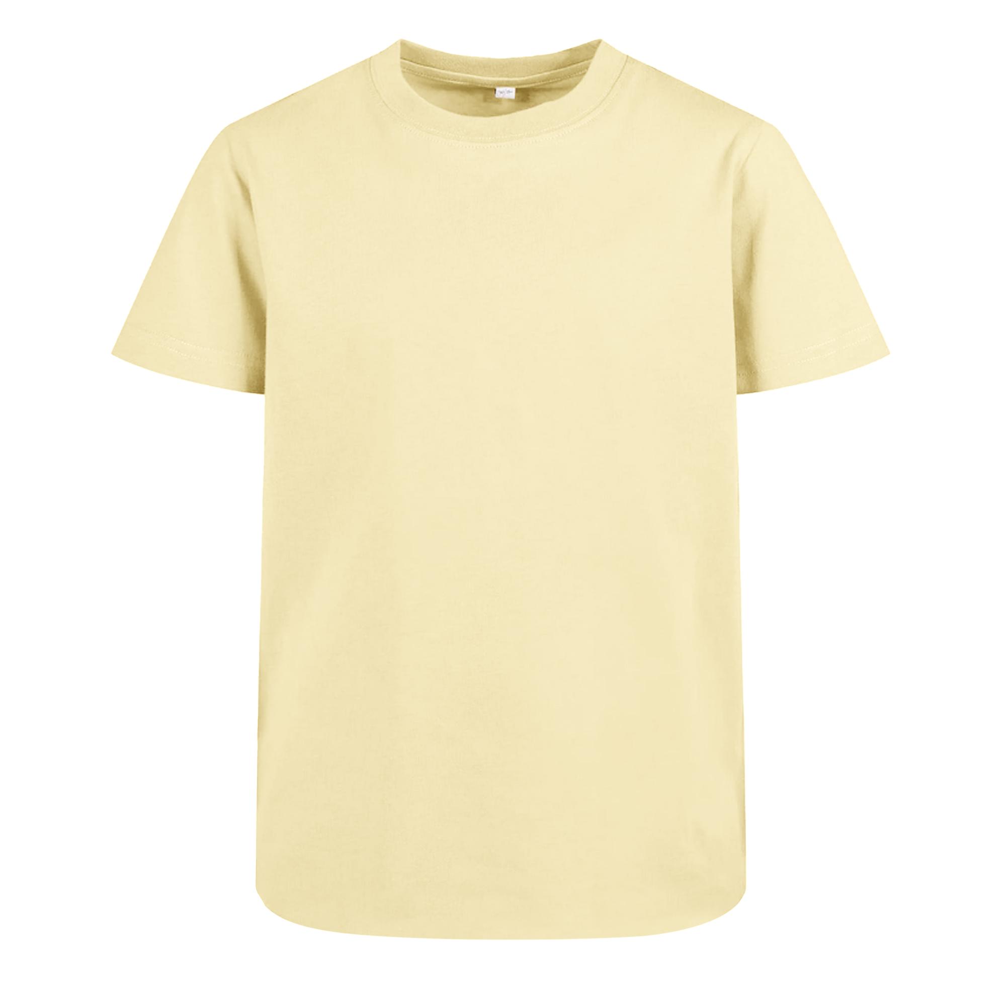 Build Your Brand Bouw je merk Basic 2.0 T-shirt voor kinderen/kinderen 7-8 Years geel