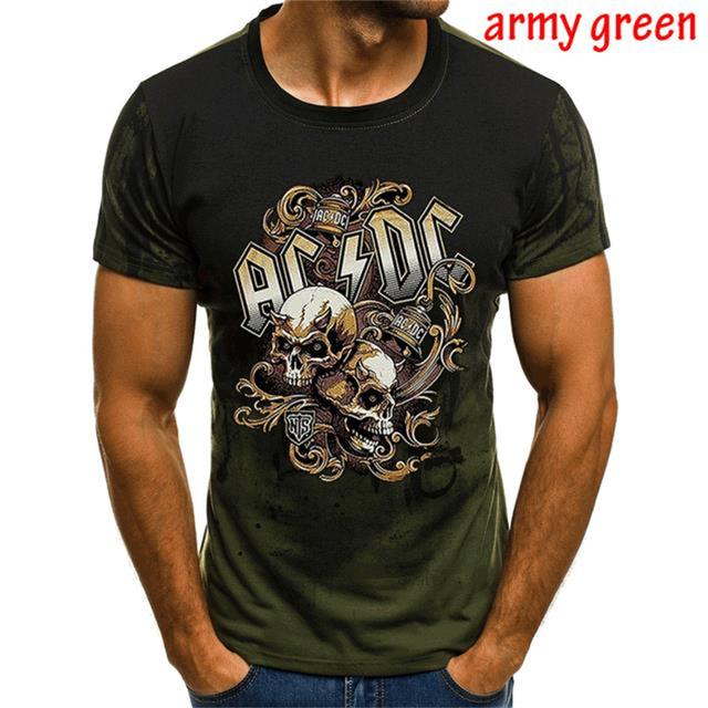 Baibao QIQI Zomer heren T-shirt Korte mouwen Plus Size Hiphop Jeugd heren Rock Band 3d Gedrukt Straat Casual T-shirt XXL
