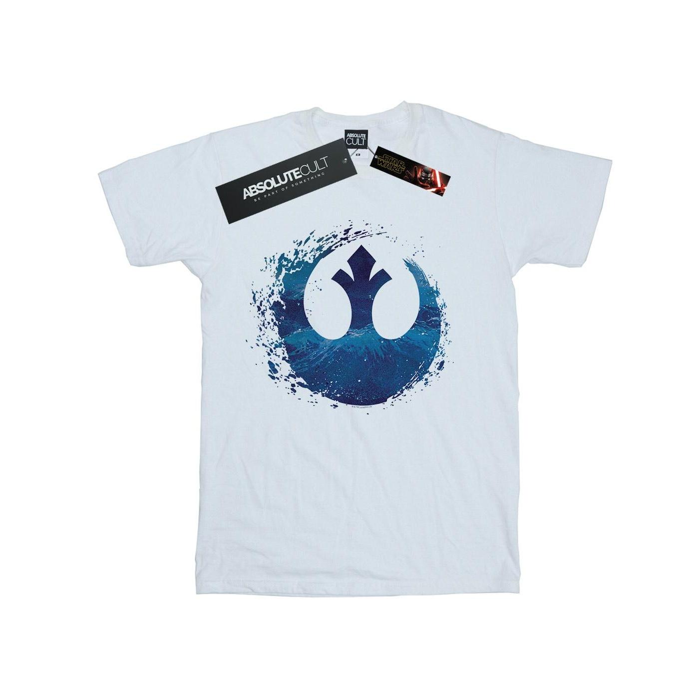 Star Wars: The Rise of Skywalker Heren Star Wars The Rise Of Skywalker Weerstandssymbool Wave T-shirt L wit