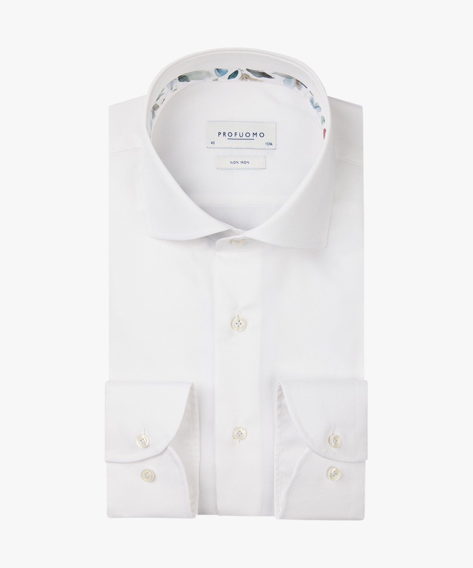 Profuomo Overhemd Twill White 