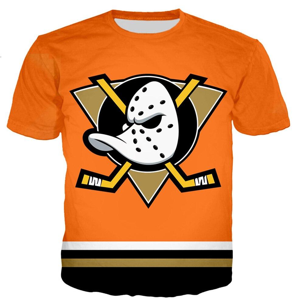ETST WENDY Zomer Grappig Mighty Duck Grafisch T-shirt Voor Mannen Streetwear Jongens En Meisjes Casual Gezellige Trend All-Matched T-shirts Tee Tops L