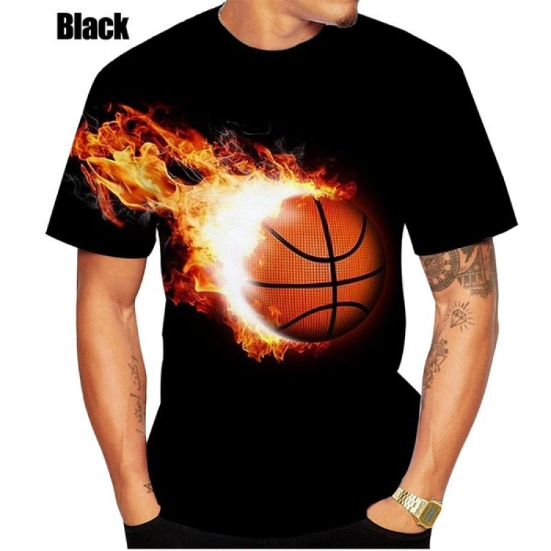 ETST 03 Nieuwe zomer mode basketbal 3d bedrukte T-shirt met korte mouwen mannen grappige casual sport T-shirt 6XL