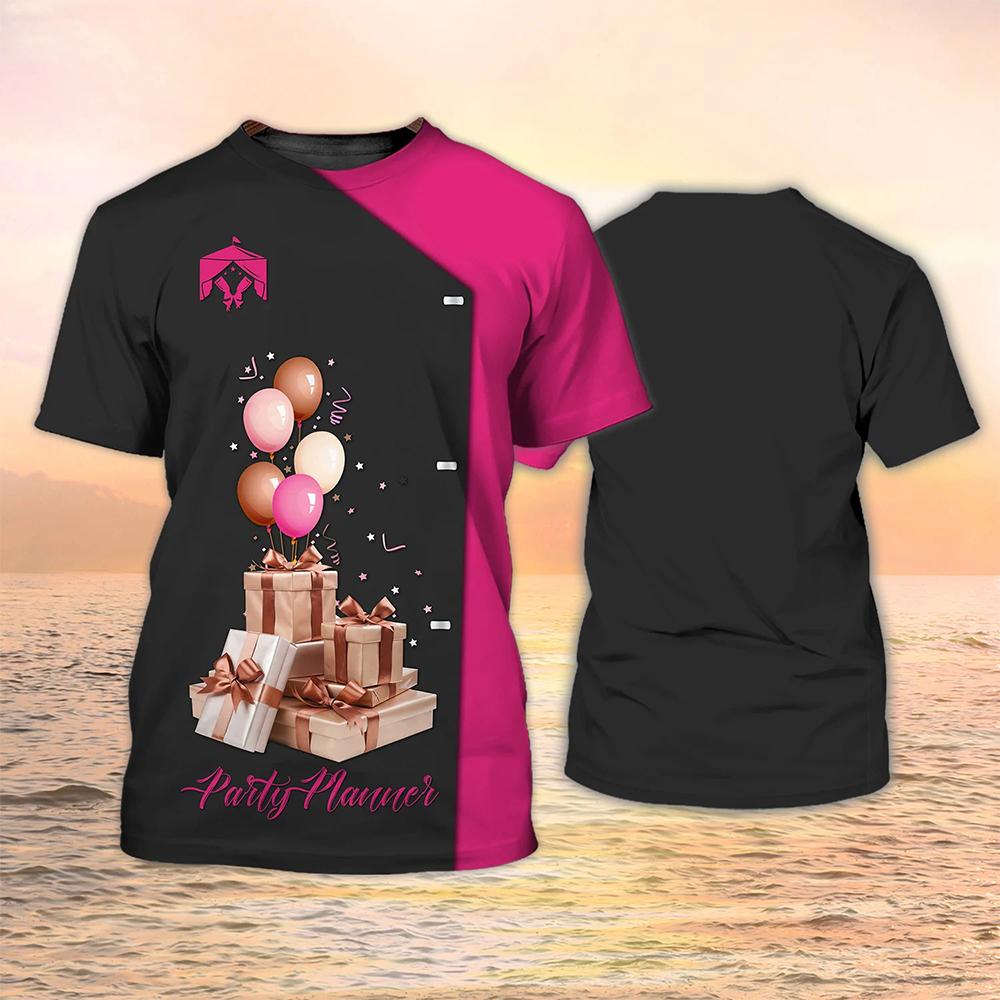 ETST WENDY 005 Zomer Nieuwe Interesse Barber Professional T-shirt Modetrend Mannen Persoonlijkheid 3D Geprint Ronde Hals Korte Mouw T-shirts Tops 6XL