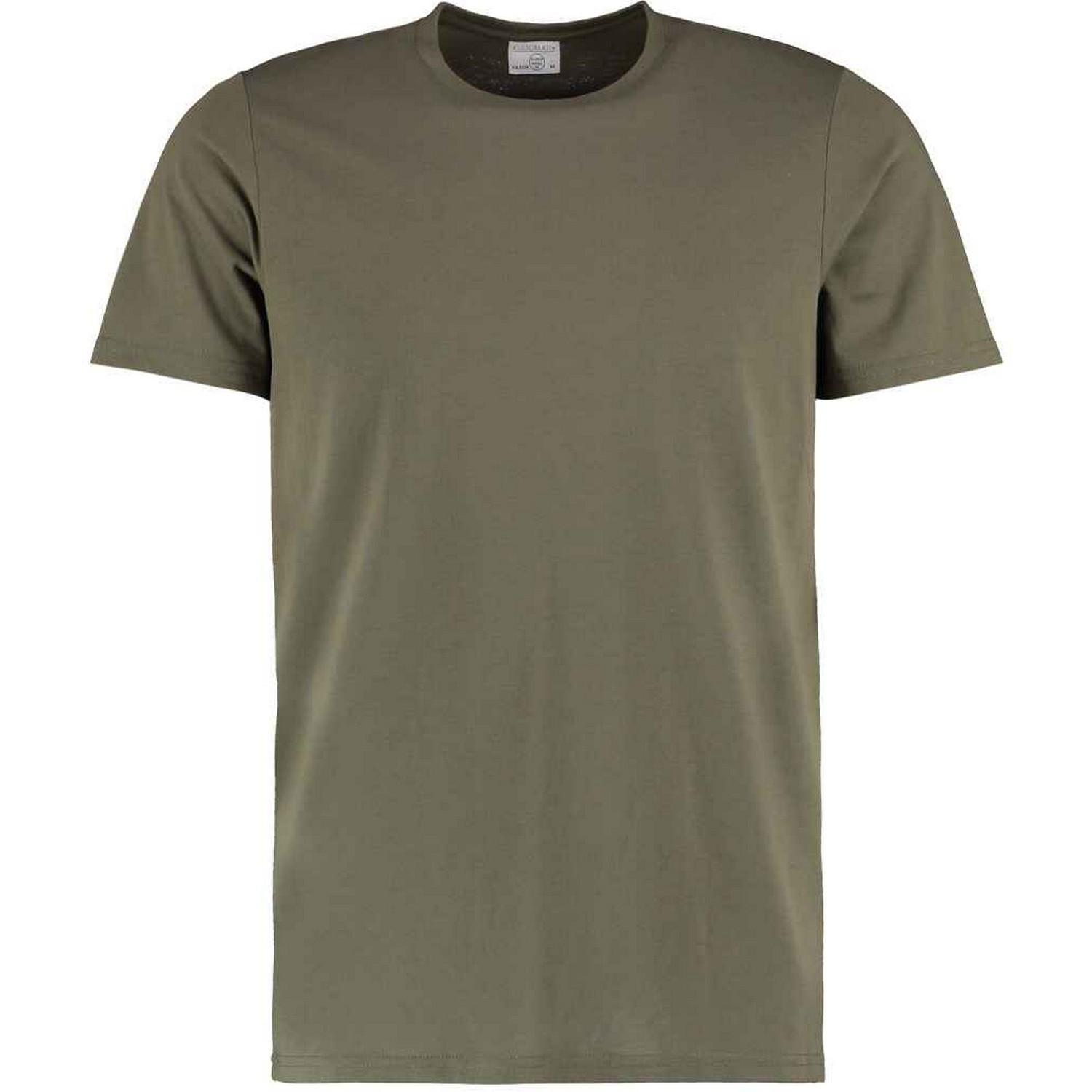 Kustom Kit Heren Superwash 60°C T-shirt 3XL kaki