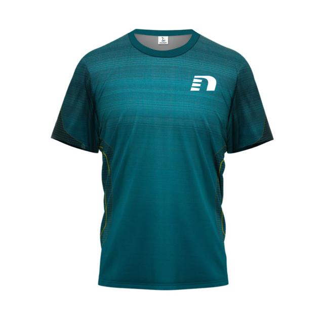 Xin nan zhuang Ademende en absorberende fietskleding voor heren Nieuwe fitnesskleding met korte mouwen Badmintonsportkleding Tenniskleding M oranje