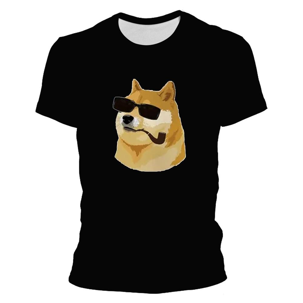 Limindong Meme Balltze Cheems RIP Grpahic T-shirt voor herenkleding Grappige 3D Doge Fans T-shirts Mode Streetwear Casual Unisex Kids Tops 4XL