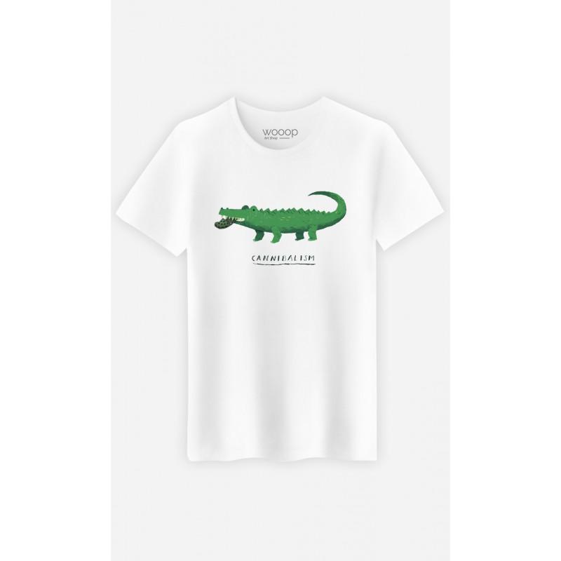 Le Roi du Tshirt T-shirt Homme - CANNIBALISM XXL wit