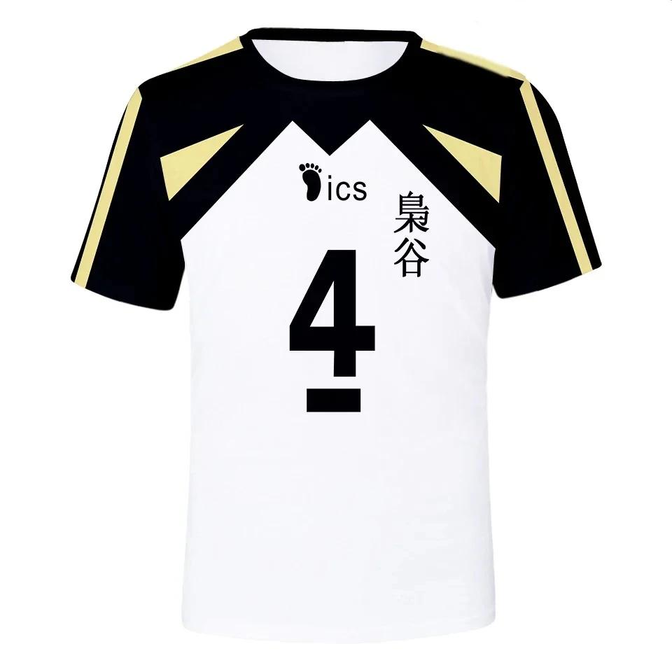 Men look 3D Clothes Anime Haikyuu Hinata Shoyo Karasuno Volleybal Sportkleding Heren Comfortabel T-shirt 4XL