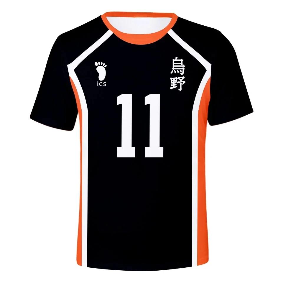 Men look 3D Clothes Anime Haikyuu Hinata Shoyo Karasuno Volleybal Sportkleding Heren Comfortabel T-shirt XXL