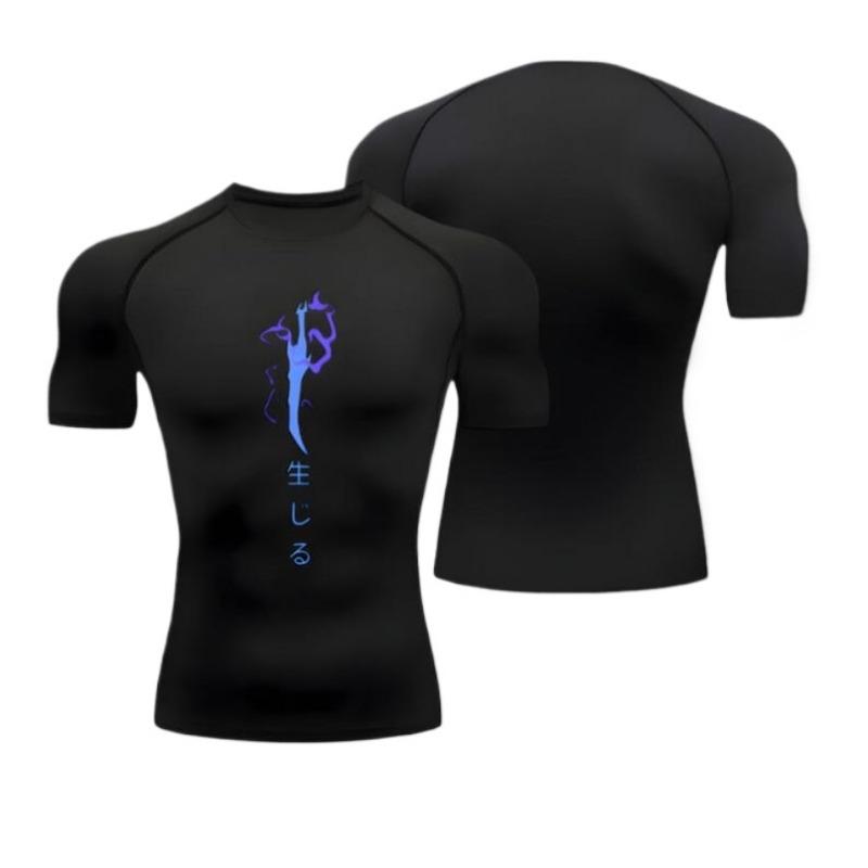 Xin nan zhuang Jin Woo Compressieshirt | Compressie, Gym, Sung Jin Woo, Solo Leveling, Anime Gymkleding, Spierhemd, Sportkleding, Igris, Levelup, Gymkleding 3XL