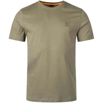 Boss T-shirt Korte Mouw  Tales T-Shirt Open Green