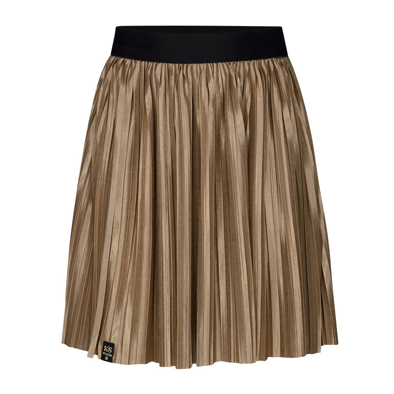 KIEstone winter rok meisjes - bruin - Esmee